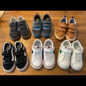 Listing EDIT- 2 pairs! Sneakers Vans- Nike - New Balance - Cat & Jack  7.5/8